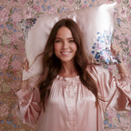 Bridgerton x Kitsch Satin Pillowcase in Wisteria 4 Pack