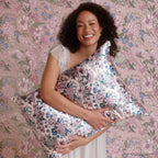 Bridgerton x Kitsch Satin Pillowcase in Wisteria 4 Pack