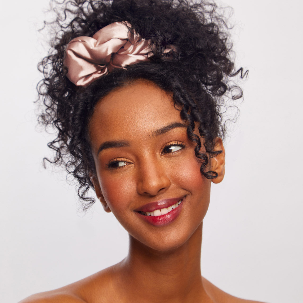 Blush Satin Pillow Scrunchies® 4pc Set