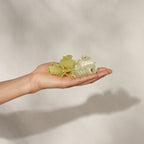 Pearlized Cream & Butter Yellow Jelly Cloud Clips - Mini