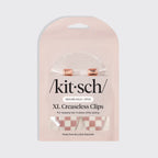 XL Terracotta Checker Creaseless Clips 2pc Set