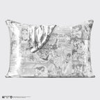 Kitsch x Wonder Woman Satin Pillowcase in Comic Print