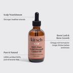 100% Castor Oil 2oz + FREE Eco-Friendly Dermaplaner