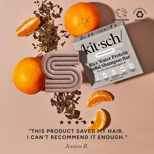 Rice Water Shampoo & Conditioner Bar Combo for Hair Growth