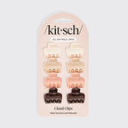 Rosewood Cloud Claw Clips 8pc Set - Mini