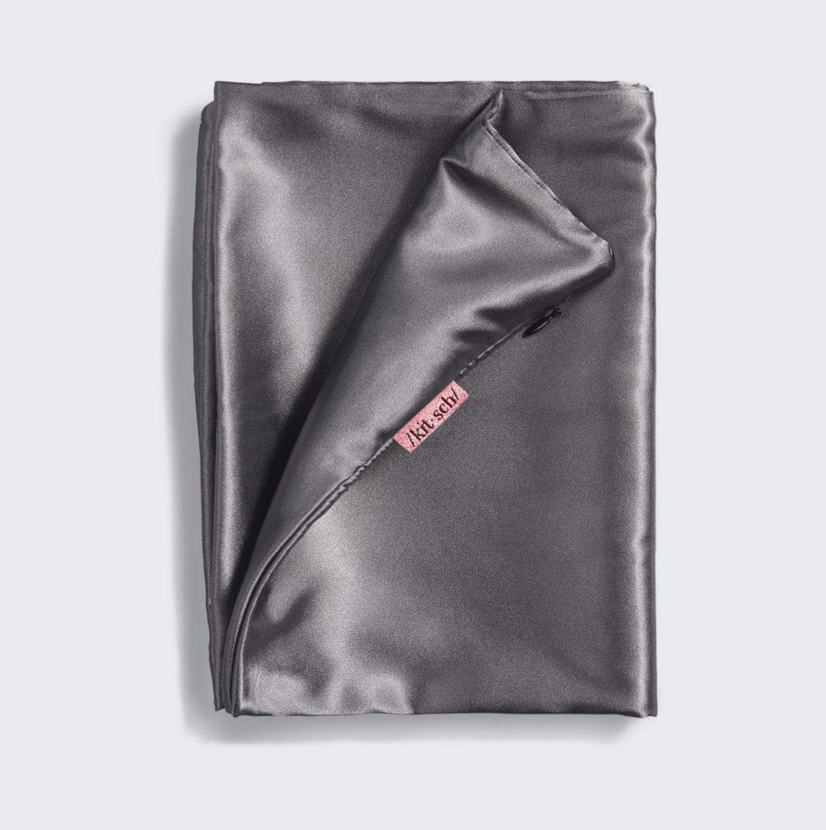 Satin Pillowcase in Charcoal 2 Pack